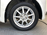 社外14インチアルミ!タイヤサイズは155/65R14です