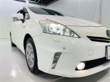 フォグランプ装着車です。暗い夜道の車両前方を明るく照らします