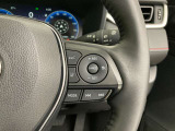 前方の車との車間を設定し、スピードを上げたり緩めたりを自動で行ってくれる追尾式の「レーダークルーズ」。上級装備の一つです!高級車にしかつかない嬉しい機能です。
