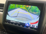 【バックカメラ】駐車時に後方がリアルタイム映像で確認できます。大型商業施設や立体駐車場での駐車時や、夜間のバック時に大活躍!運転スキルに関わらず、今や必須となった装備のひとつです!