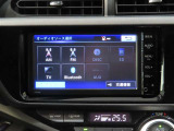 ラジオ、TV、CD、Bluetoothご利用いただけます。