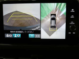 マルチビューカメラ付きで後退時も安心です。