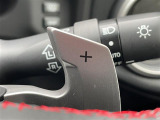 【パドルシフト(AT車)】MT車と同じように好きなギアで走ることができます!ステアリングから手を離さずに指先だけでシフト操作ができ、よりスポーティな走りをお楽しみいただけます。
