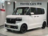 全国納車可 第三者機関証明書付 H SENSING 新車保証 試乗車 ワンオーナー ナビLXU-242NBi TV Rカメラ CD録音 DVD装備のN-BOXカスタム ターボコーディネートスタイル入庫