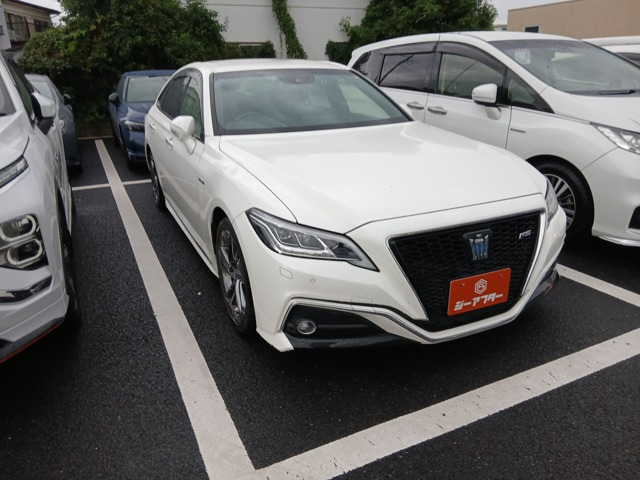 クラウン ハイブリッド 2.5 RS アドバンス 禁煙車 純正8インチナビ アダプティブク