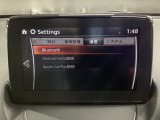Bluetoothに接続することで、スマートフォンに入っている音楽アプリを車内で楽しめたり、通話が出来ます♪