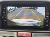 駐車時の安全確認をサポートするバックカメラも使用できます。