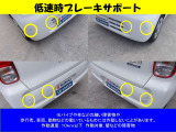 低速時ブレーキサポートも装備されております。