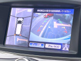 【パノラミックビューモニター】専用のカメラにより、上から見下ろしたような視点で360度クルマの周囲を確認することができます☆死角部分も確認しやすく、狭い場所での切り返しや駐車もスムーズに行えます。
