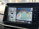 空から車を見たような「アラウンドビューモニター」!車の周りが一目で確認できるので、小さなお子様や障害物があっても安心して乗ることができます♪