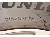215/55R17    車両装着タイヤサイズです。 タイヤのご相談もトヨタモビリティ石川にお任せください