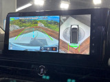 【アラウンドビューモニター】専用のカメラにより、上から見下ろしたような視点で360度クルマの周囲を確認することができます☆死角部分も確認しやすく、狭い場所での切り返しや駐車もスムーズに行えます。
