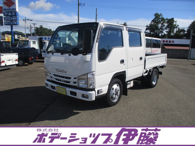 エルフ  3.0 ダブルキャブ フルフラットロー ディーゼルターボ 4WD