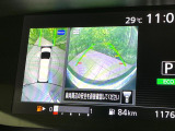 【アラウンドビューモニター】専用のカメラにより、上から見下ろしたような視点で360度クルマの周囲を確認することができます☆死角部分も確認しやすく、狭い場所での切り返しや駐車もスムーズに行えます。