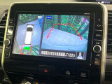 【アラウンドビューモニター】専用のカメラにより、上から見下ろしたような視点で360度クルマの周囲を確認することができます☆死角部分も確認しやすく、狭い場所での切り返しや駐車もスムーズに行えます。