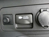 【100V電源】レジャーや緊急時にあると便利な100V電源が装備して※最大1500Wまでのご利用となります。