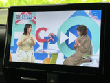 停車中にテレビや映像を楽しめる機能。長距離移動の休憩時などに、リラックスした時間を過ごせます。待ち時間を有効活用できます。