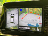 【アラウンドビューモニター】専用のカメラにより、上から見下ろしたような視点で360度クルマの周囲を確認することができます☆死角部分も確認しやすく、狭い場所での切り返しや駐車もスムーズに行えます。