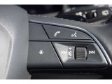 オーディオや音声操作を手元で行える、使いやすいステアリングスイッチ。