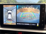 【パノラマモニター】専用のカメラにより、上から見下ろしたような視点で360度クルマの周囲を確認することができます☆死角部分も確認しやすく、狭い場所での切り返しや駐車もスムーズに行えます。