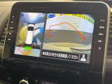 【アラウンドビューモニター】専用のカメラにより、上から見下ろしたような視点で360度クルマの周囲を確認することができます☆死角部分も確認しやすく、狭い場所での切り返しや駐車もスムーズに行えます。