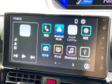 【9型ディスプレイオーディオ】お手持ちのスマートフォンとの連携で、ナビや音楽再生など各種アプリを使用可能。スマホに近い感覚でお使いいただけます♪