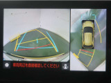 パノラミックビューモニター付きです。車両を上から見た様な映像を画面に表示。運転席からの目視だけでは見にくい、車両周辺の状況をリアルタイムでしっかり確認出来ます。