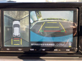 【全周囲モニター】フロント+サイド+バックにカメラが装着されています。車庫入れが苦手な方もこれがあれば安心ですね。