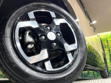 【純正14インチアルミホイール】外観にマッチした純正アルミホイールを装着しております。各種社外アルミホイールや、スタッドレスタイヤも取扱いしております。是非ご相談ください♪