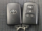 キーを取り出さずにドアを施錠&解錠。クルマの始動も可能です。