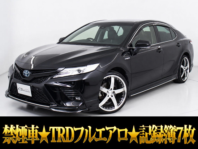 カムリ 2.5 WS レザーパッケージ 禁煙ワンオーナー TRDフルエアロ 黒本革