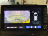 リアカメラ付で、後方をナビ画面で確認。車庫入れも安心です。もちろん、バックギアと連動しています。