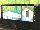 【アラウンドビューモニター】専用のカメラにより、上から見下ろしたような視点で360度クルマの周囲を確認することができます☆死角部分も確認しやすく、狭い場所での切り返しや駐車もスムーズに行えます。