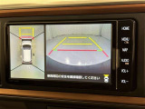 パノラミックビューモニターを装備。駐車場や交差点でクルマを真上から見るように周囲を確認できます。機能の詳細は販売店スタッフまでおたずねください。