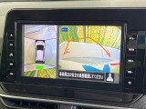 【アラウンドビューモニター】専用のカメラにより、上から見下ろしたような視点で360度クルマの周囲を確認することができます☆死角部分も確認しやすく、狭い場所での切り返しや駐車もスムーズに行えます。