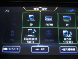 フルセグTV視聴可能・CD/DVD再生機能付きで、Bluetoothオーディオや音楽レコーディングにも対応しており、車内のエンターテインメントが充実しております ♪