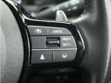 ◆アダプティブクルーズコントロール◆予め設定した車速内でクルマが自動的に加減速。前走車との適切な車間距離を維持しながら追従走行します。【LKAS】車線維持支援システムでステアリング操作を支援。