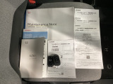 取扱説明書やメンテナンスノートもそろっています。スペアキーもそろっているので家族と共有することができ、紛失・破損した際も迅速な対応ができるので安心です。