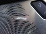 【BOSEサウンドシステム】高性能スピーカーで広がりのある、包み込むような音を体感してください。