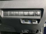 ヘッドライト光軸上下調整機能付き車両です。各種スイッチ部