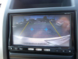 バックカメラ付き。映像をディスプレイで確認しながら車庫入などができ大変便利です。