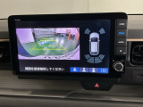 バックモニター付きで車庫入れも安心【カメラアングルは3パターンから選べます】知らない道でも安心して楽しくお出かけができます