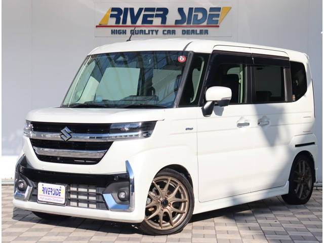 スペーシアカスタム ハイブリッド(HYBRID) XSターボ メーカー9インチメモリーナビ ...