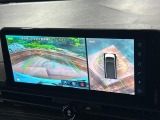【アラウンドビューモニター】専用のカメラにより、上から見下ろしたような視点で360度クルマの周囲を確認することができます☆死角部分も確認しやすく、狭い場所での切り返しや駐車もスムーズに行えます。