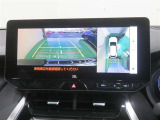 パノラミックビューモニター搭載。カメラで車両周囲の状況を映し出すため、狭い場所での駐車などに役立ちます。