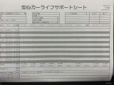 【安心カーライフサポートシート】京滋マツダでは、ご安心いただけるよう、新車をご購入いただいてからの整備歴を明確にしています。