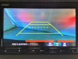 バックでの車庫入れも安心です!リアカメラが付いているバックモニター付のナビを装備しております。操作線もついており距離感も画面から確認できます。