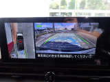 まるでお車を真上から見下ろしたかのような映像をナビに映し出してくれますので狭い駐車場でも周囲を確認する事が出来ますので非常に安心です♪