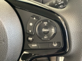 ハンドルにHondaセンシング系のクルーズコントロールやレーンキープアシストなどのスイッチが装備されています。ハンドルから手を離さず安全に操作できます。
