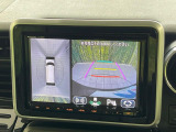 【全方位モニター用カメラ】専用のカメラにより、上から見下ろしたような視点で360度クルマの周囲を確認することができます☆死角部分も確認しやすく、狭い場所での切り返しや駐車もスムーズに行えます。
